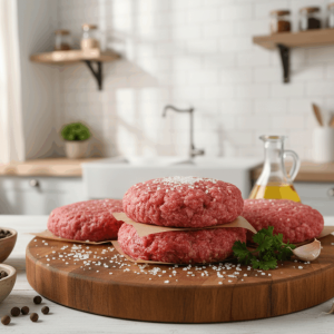 Homemade Beef Burgers