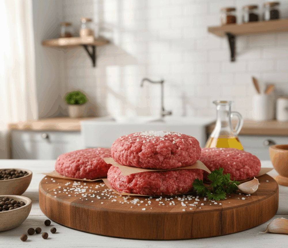 Homemade Beef Burgers