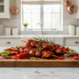 BBQ Chicken Skewers